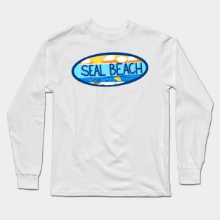 Surfboard Seal Beach, California Long Sleeve T-Shirt